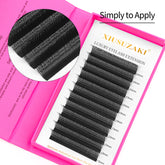 XIUSUZAKI 3D W Three-Core Triple Tips Eyelash W Eyelash Extensions Blister Premade two-core Fans Double 3D W Lash